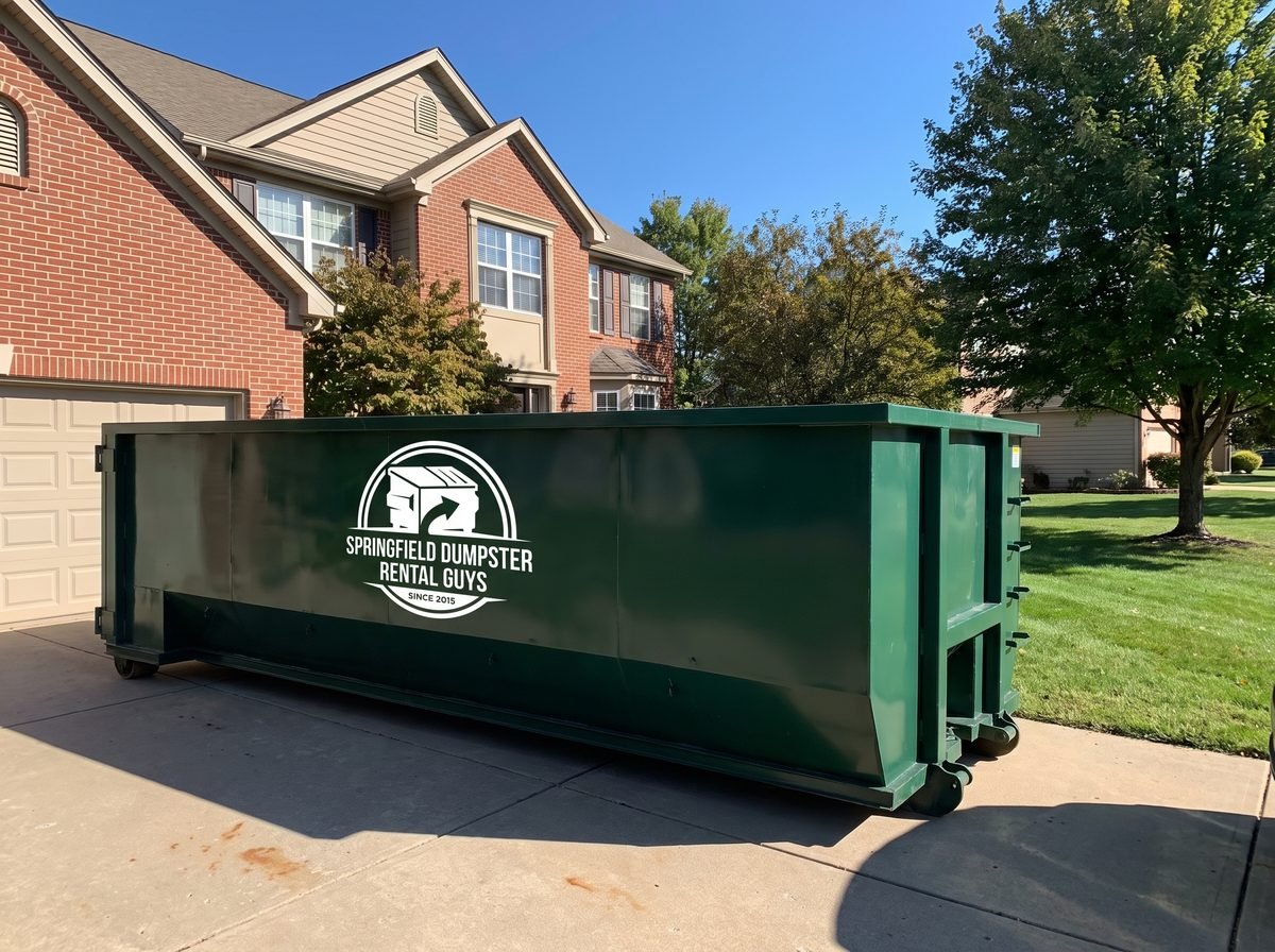 Roll-off dumpster ready for same-day delivery in Springfield, MO